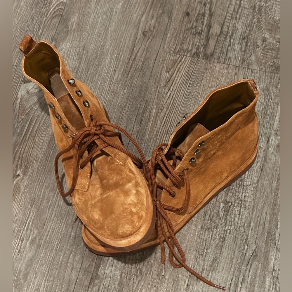 Jenni Kayne Brown Lace Up Boots - Picture 7 of 15